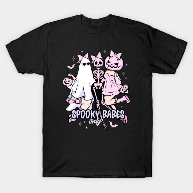 spooky babes T-Shirt by vivaiolet